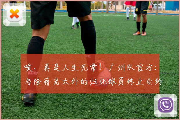唉，真是人生无常！广州队官方：与除蒋光太外的归化球员终止合约